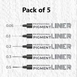 AMARIZ Pigment Liner Set of 5